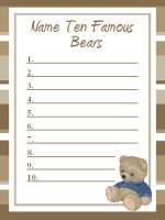 famous bears name game