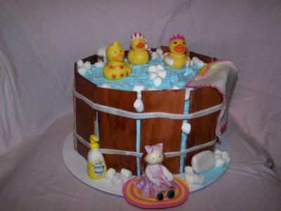Rubber Duck Baby Shower Cake on Rubber Duckies Baby Shower Cake
