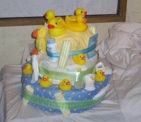 Bath Time Diaper Cake