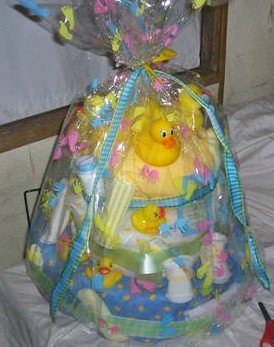 Bath Time Diaper Cake