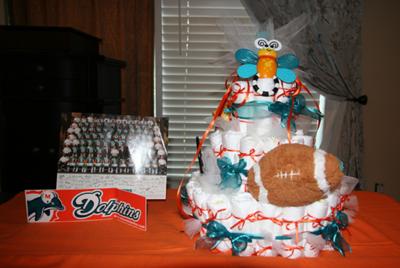 Miami Dolphins Cake 